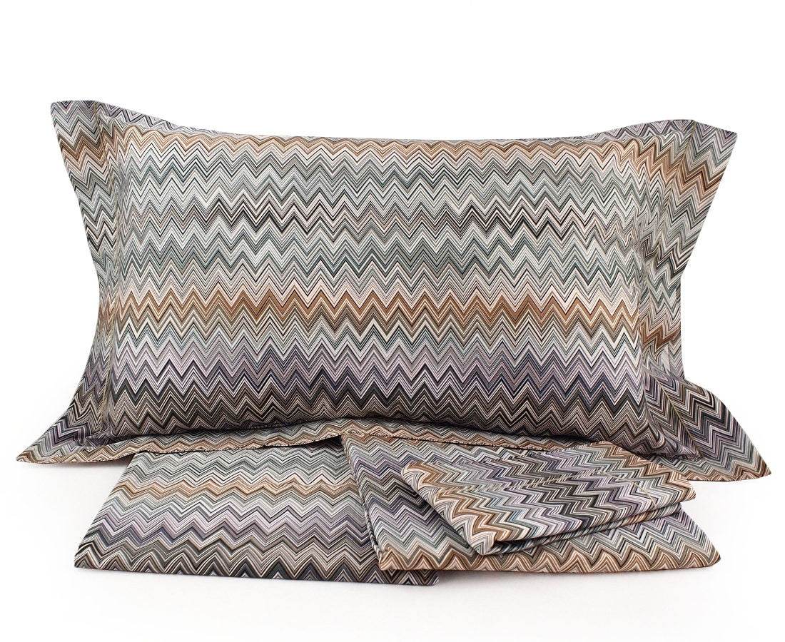 Lenzuola Stampato Biancheria John New cpl Missoni Home - evabiancheria