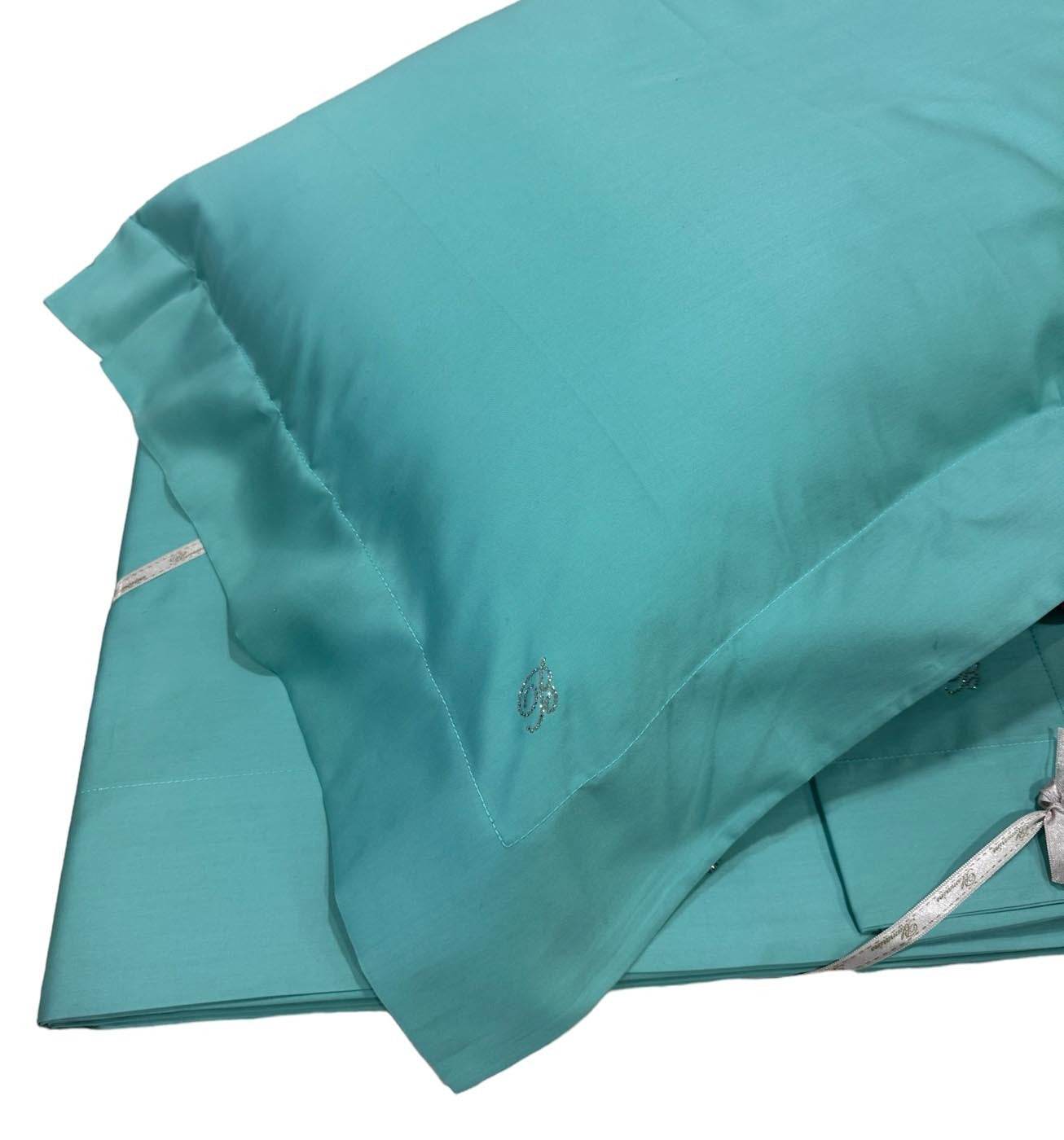 Lenzuola Tinta Unita Biancheria Lory Cpl Blumarine Home - evabiancheria