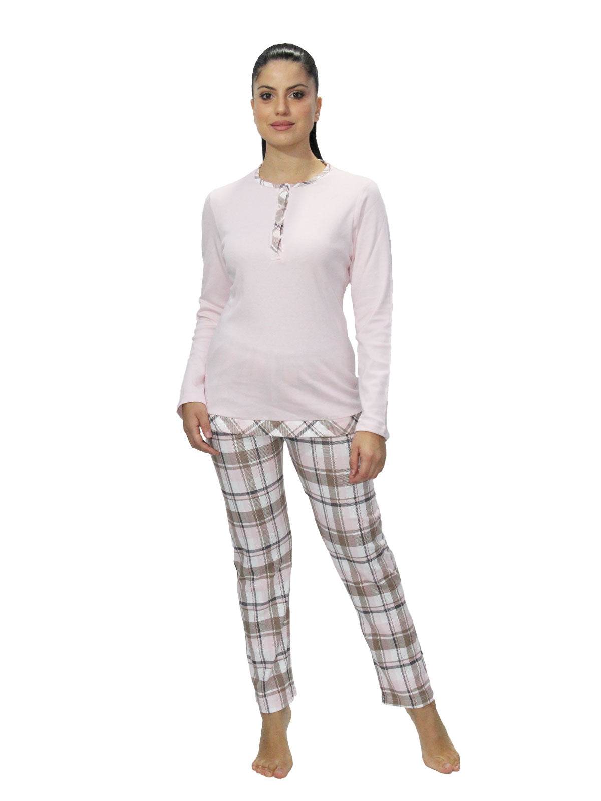 Pigiama Serafino Donna Rak 3 Julie - evabiancheria