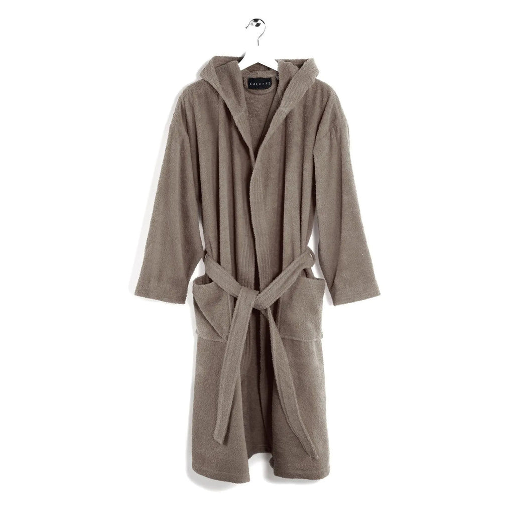 Bathrobe with hood Minorca Linen Acc Caleffi