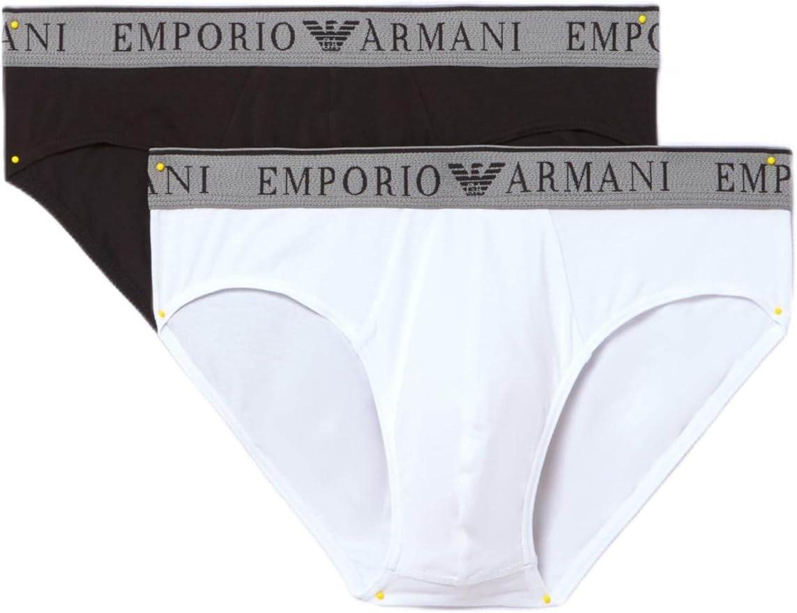 Slip Bi-pack Uomo 4F720 111733 Emporio Armani - evabiancheria