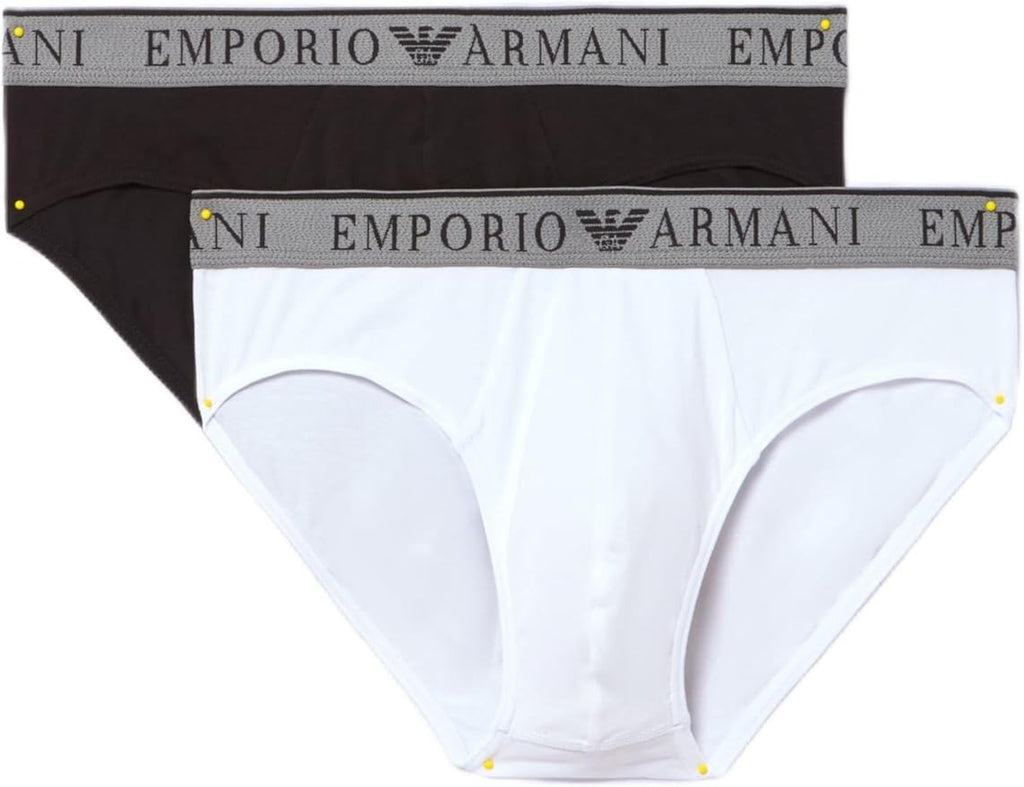 Slip Bi-pack Uomo 4F720 111733 Emporio Armani