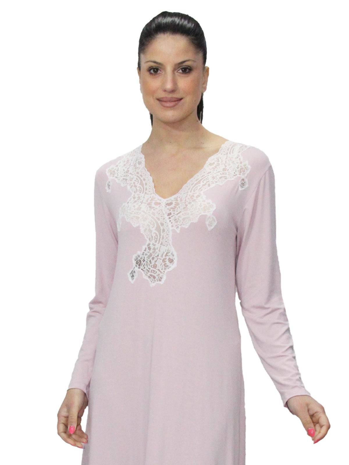 Camicia scollo V Donna 6533/A Clara Rossi Firenze - evabiancheria