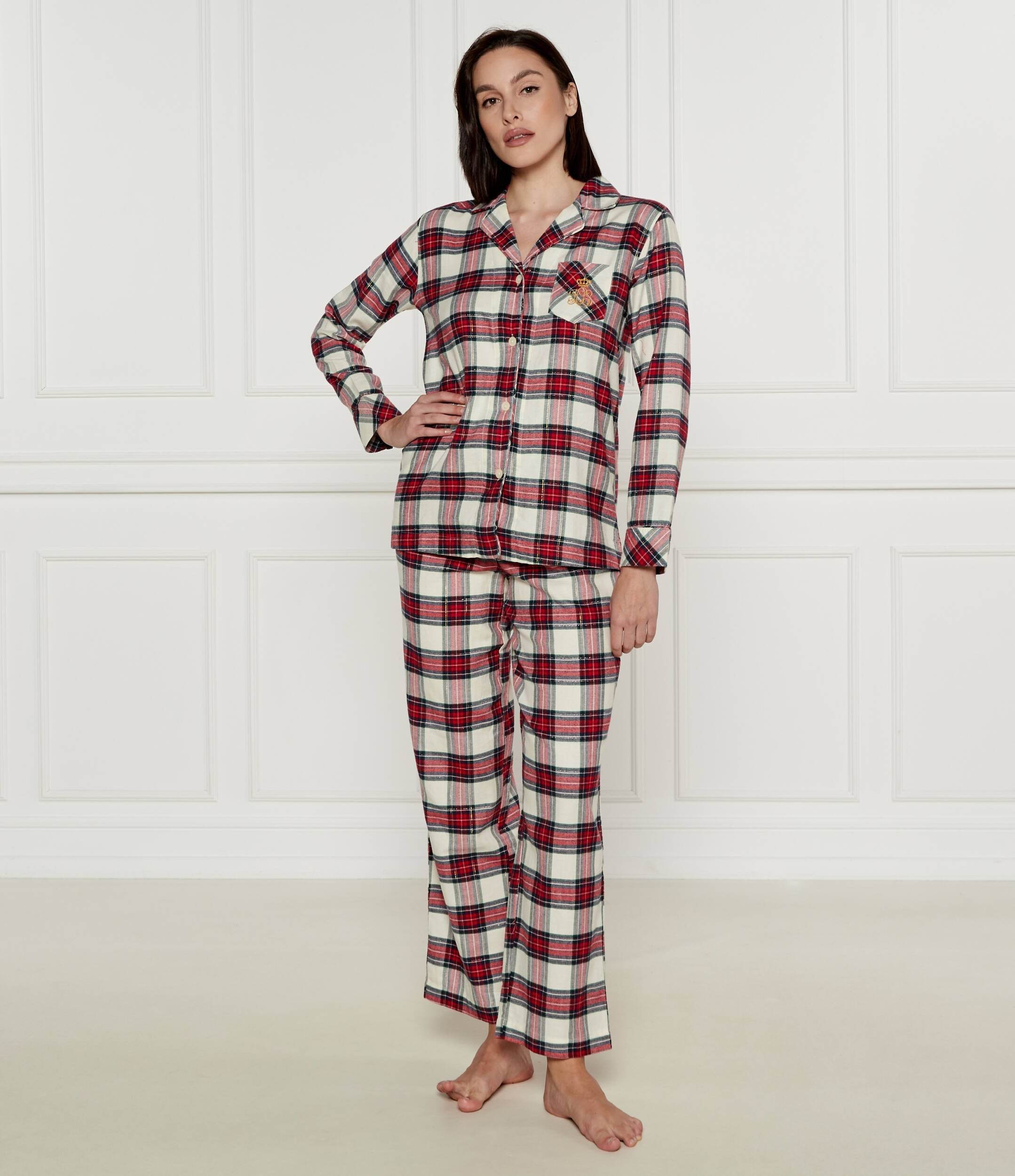 Pigiama Aperto Donna ILN92374F Ralph Lauren - evabiancheria