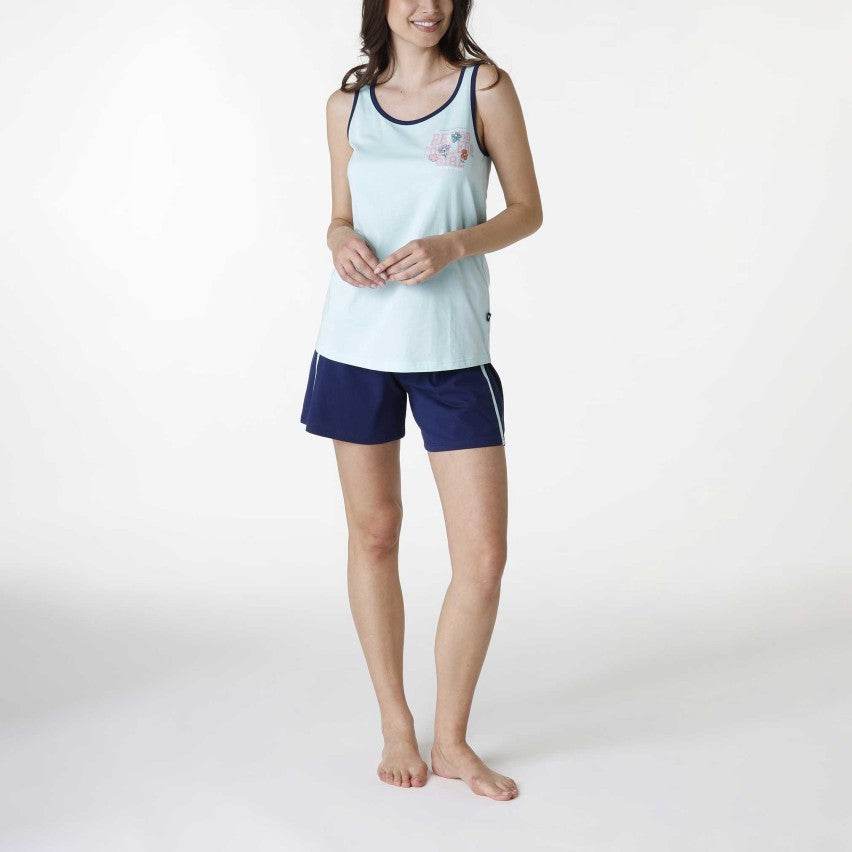 Pigiama corto Donna L0DSO AZZ Lovable - evabiancheria