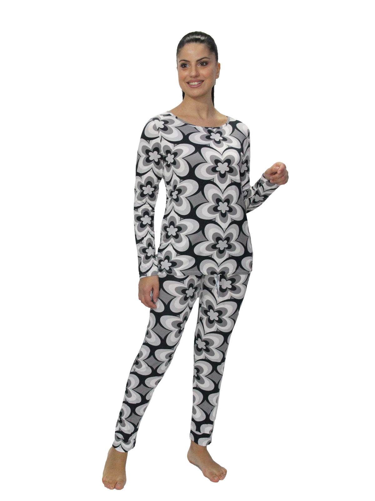 Pigiama Giro collo Donna FP12 Verdissima - evabiancheria