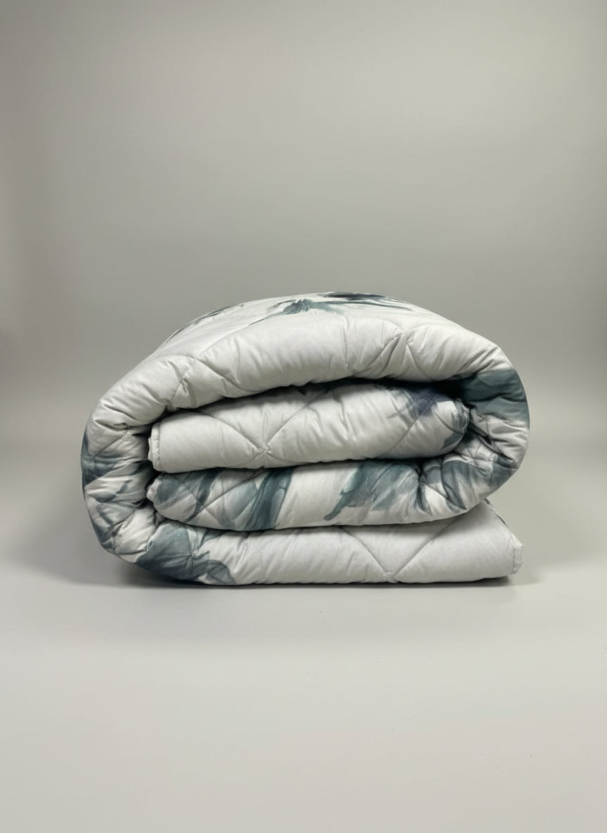 Trapunta stampata Biancheria Lago D'Argento Trap MIrabello