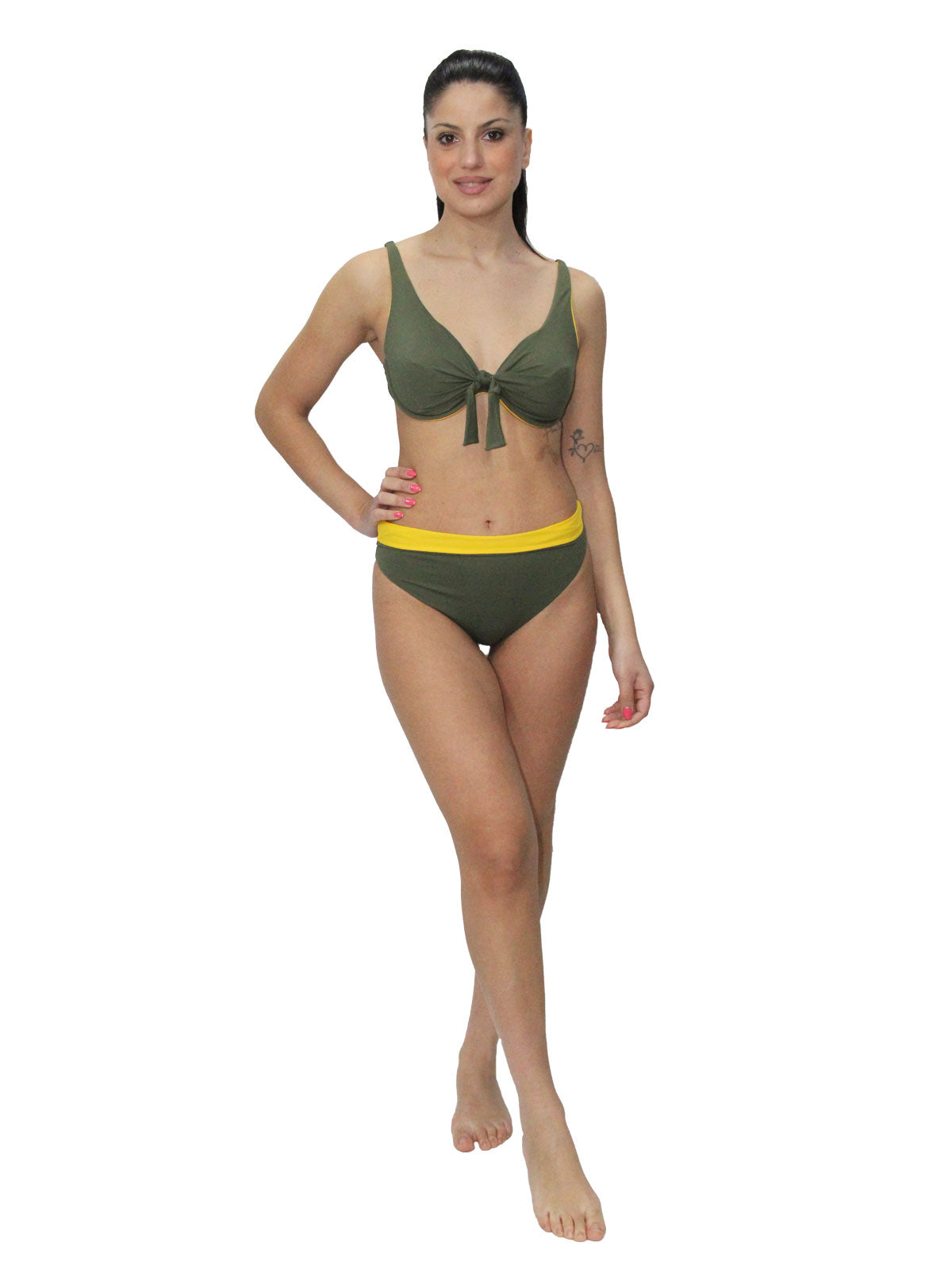 Bikini Sfoderato con ferretto Donna H302 Huitre