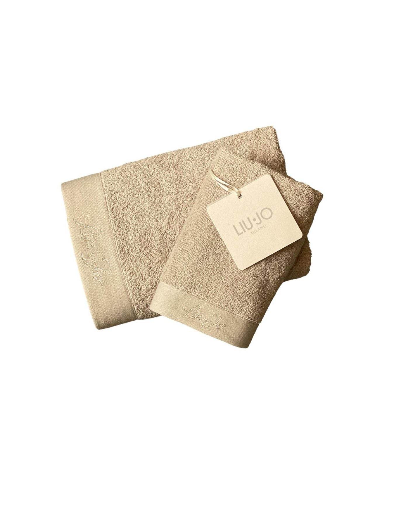 Asciugamani Coppia 1+1 Biancheria LJ coppia LB965B Liu Jo Home - evabiancheria