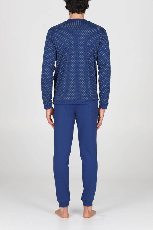 Pigiama Serafino Uomo Nogaredo JAL424 Julipet - evabiancheria