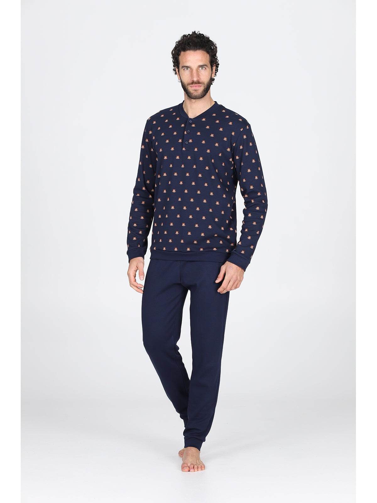 Pigiama Serafino Uomo Galbiate JAL195 Julipet - evabiancheria