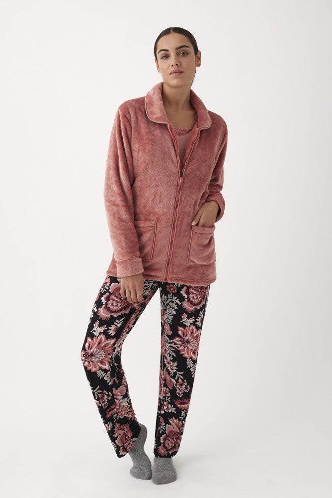 Completo pigiama Pigiama +Giacca Donna N19843 Promise - evabiancheria