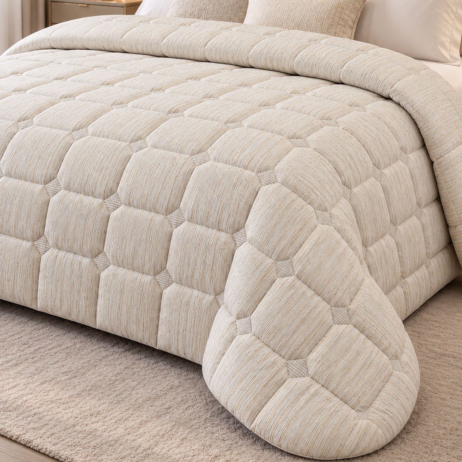 Trapunta jacquard Biancheria Ludovica Trap Daylight