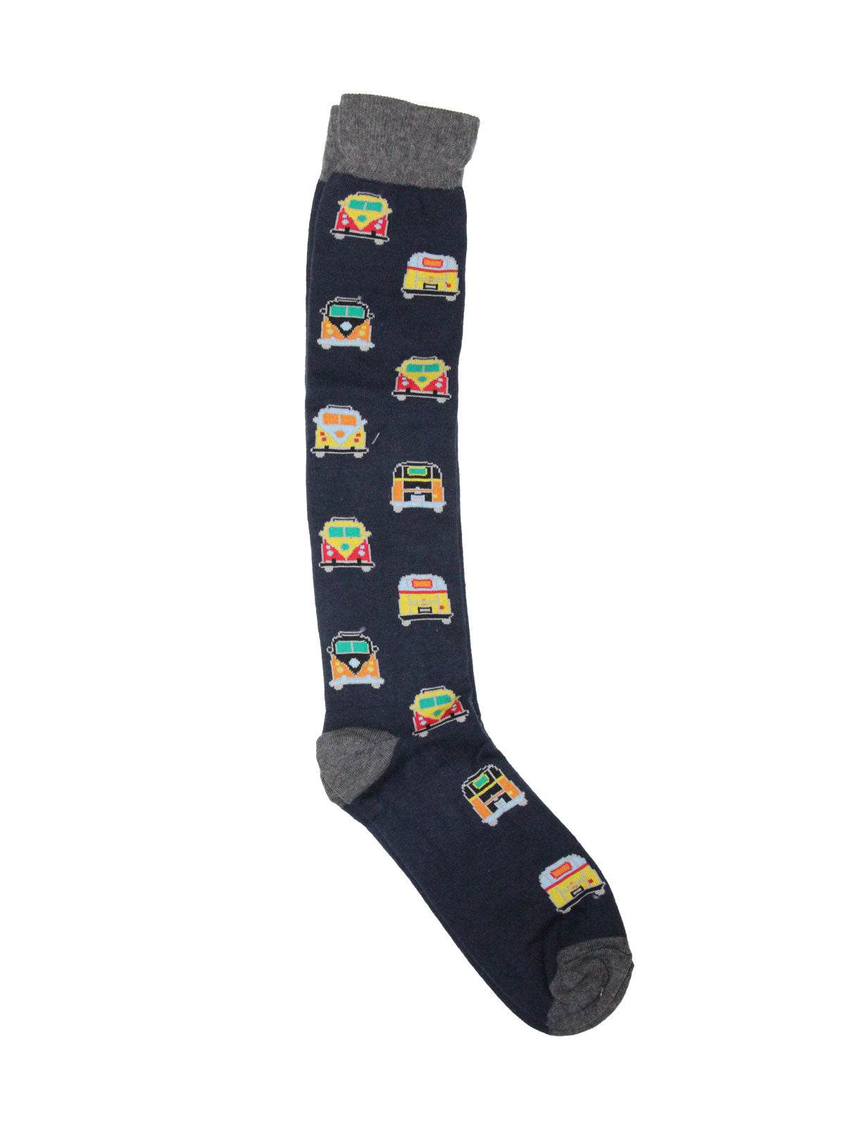Calze lunghe Singolo Uomo 652L Pulmino Dandy Ironic Socks - evabiancheria