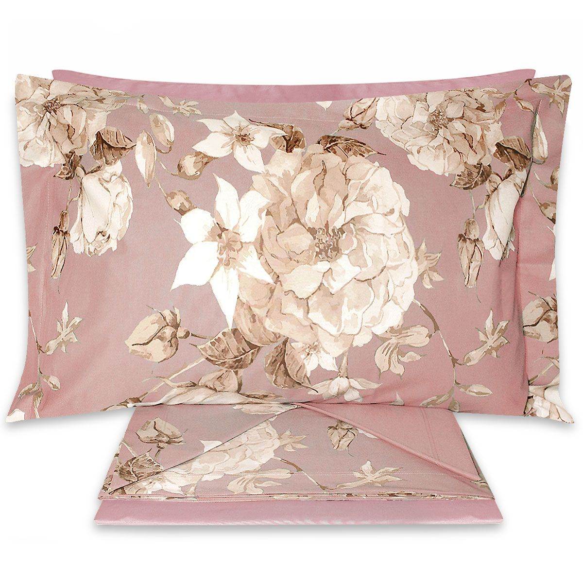 Lenzuola Stampato Biancheria Valencia Cpl Maestri Cotonieri - evabiancheria