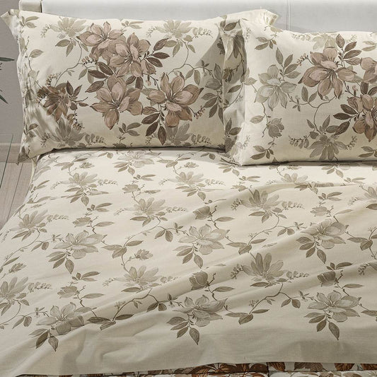 Lenzuola Stampato Biancheria Loto cpl Caleffi - evabiancheria