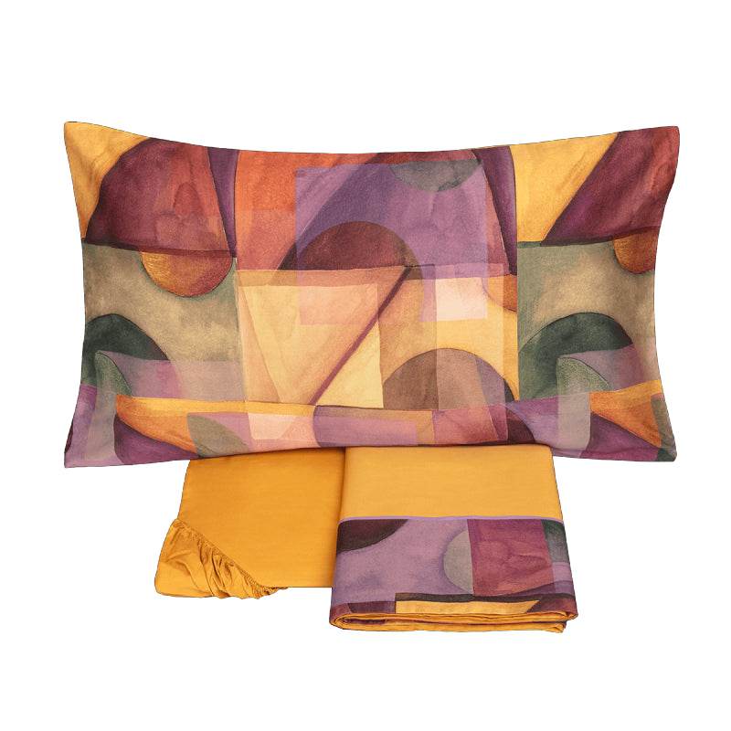 Lenzuola Stampato Biancheria Paracas Cpl Fazzini - evabiancheria