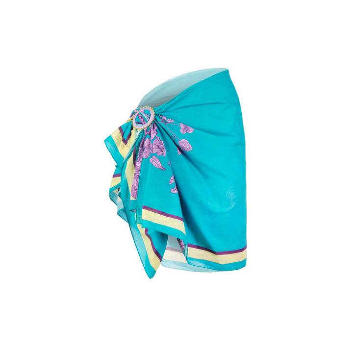 pareo 165x130 Donna 6547 White Parrot Emanuela Biffoli - evabiancheria