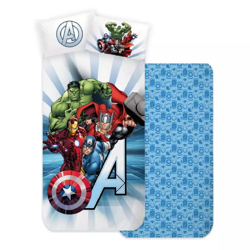 Lenzuola Stampato Biancheria Avengers Marvel