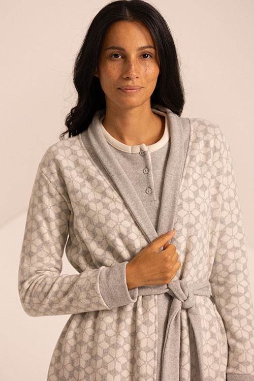 Vestaglia Incrocio Donna 6V84207 Maryplaid - evabiancheria