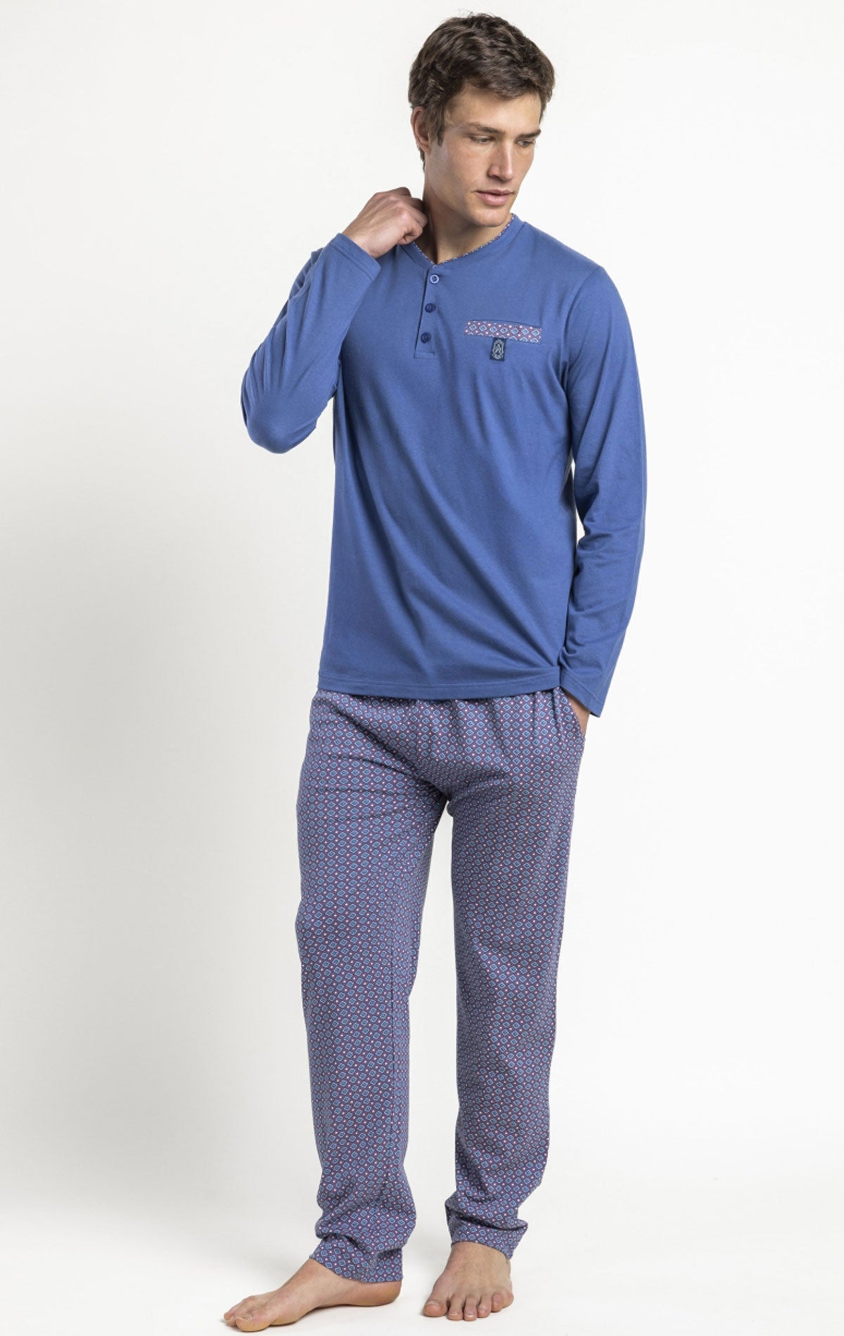 Pigiama Lungo Uomo 64758 Admas