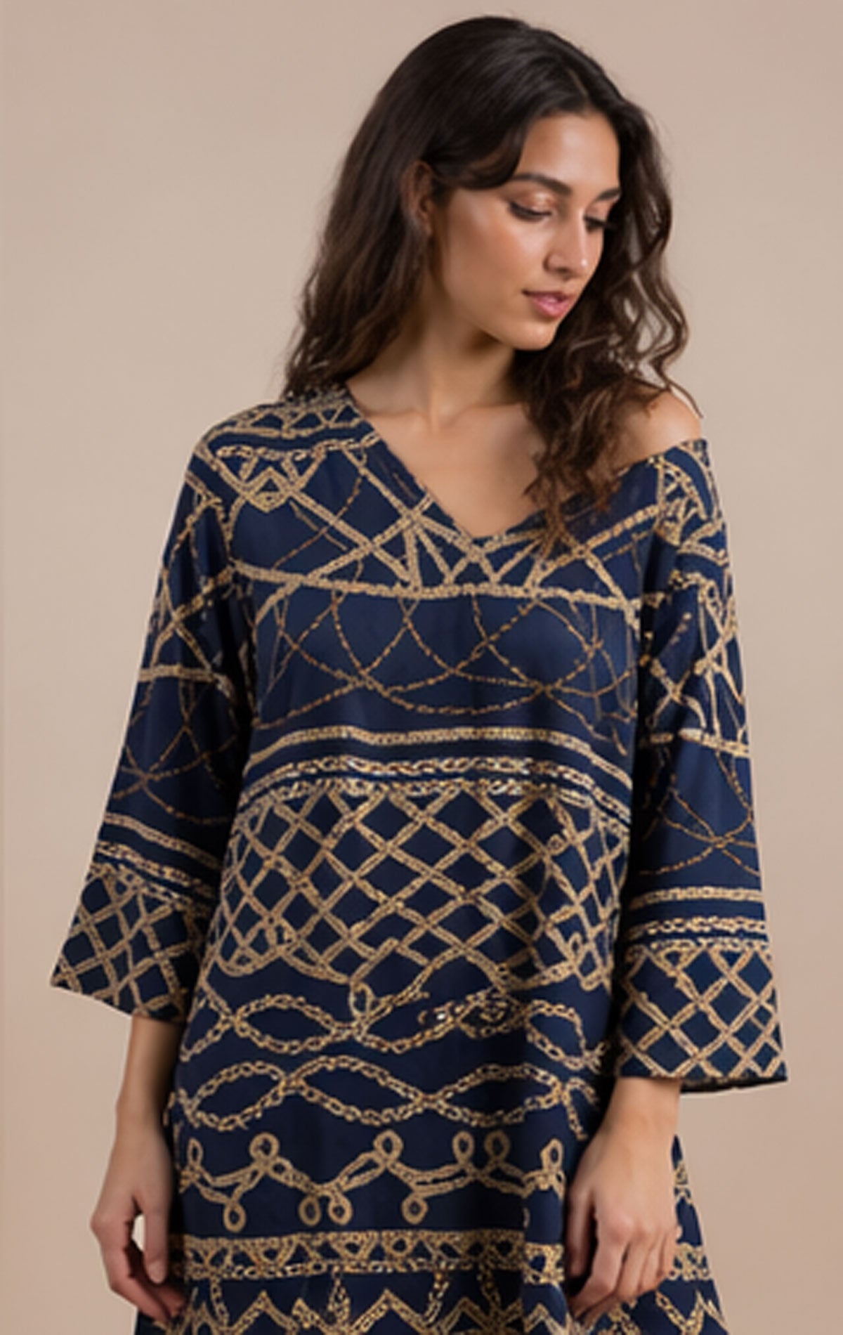 Abito Manica corta Donna C3790 758 Charmline