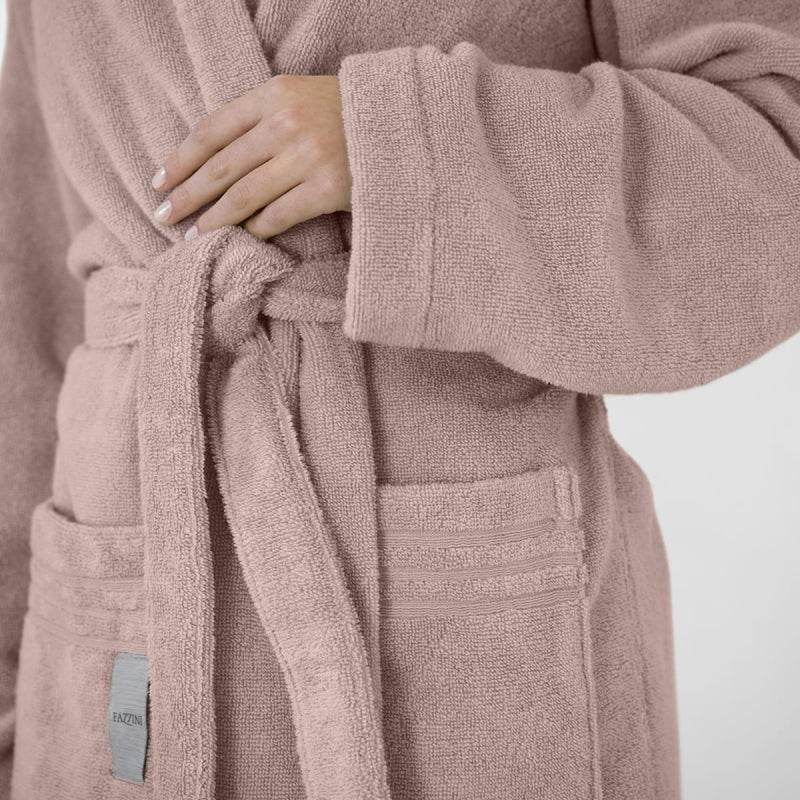 Accappatoio con cappuccio Biancheria Coccola Acc Fazzini - evabiancheria