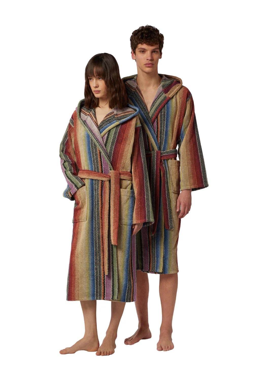 Accappatoio con cappuccio Biancheria Archie acc Missoni Home - evabiancheria