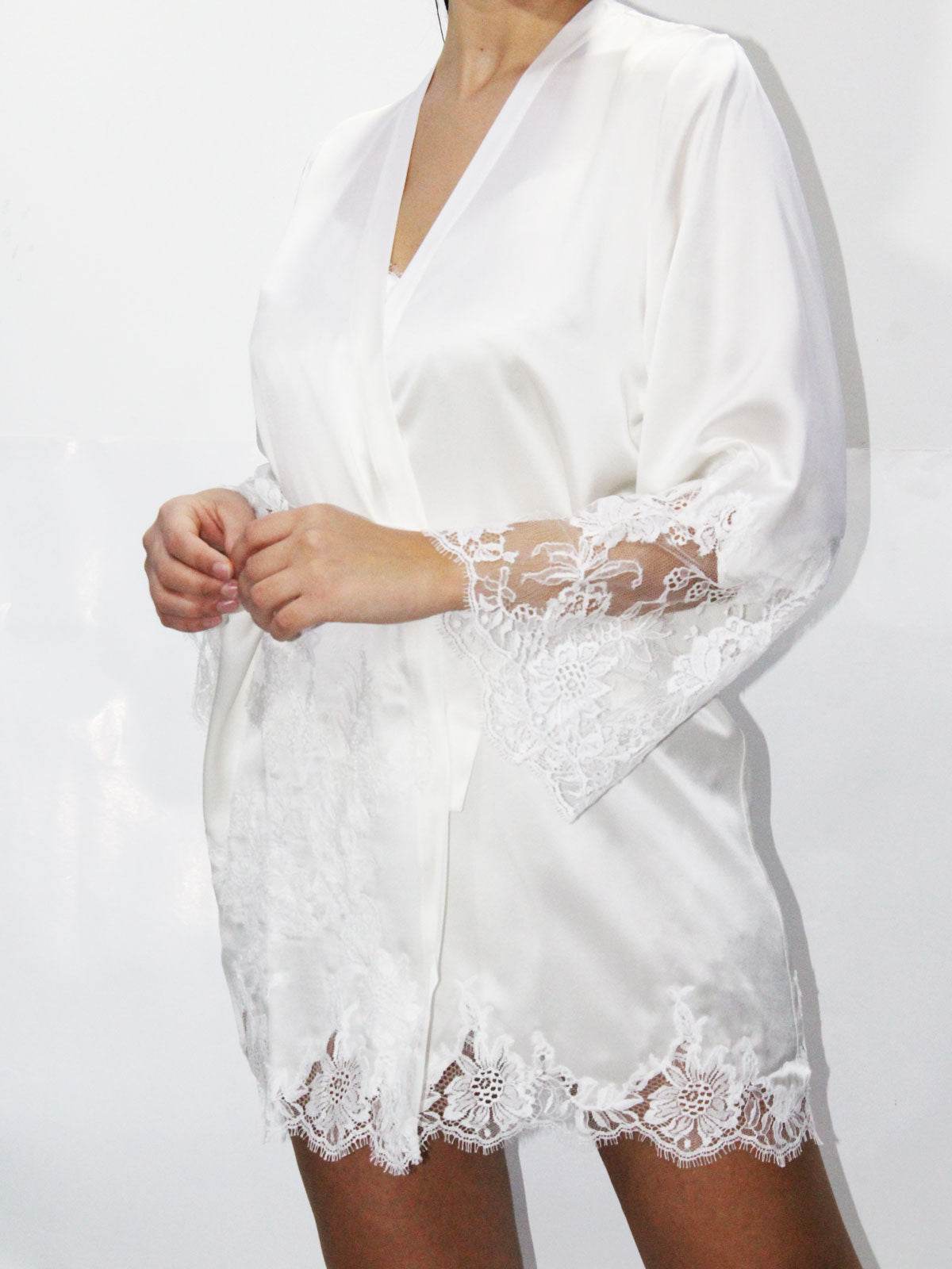 Kimono corto Donna 3VIC2001 Marjolaine - evabiancheria