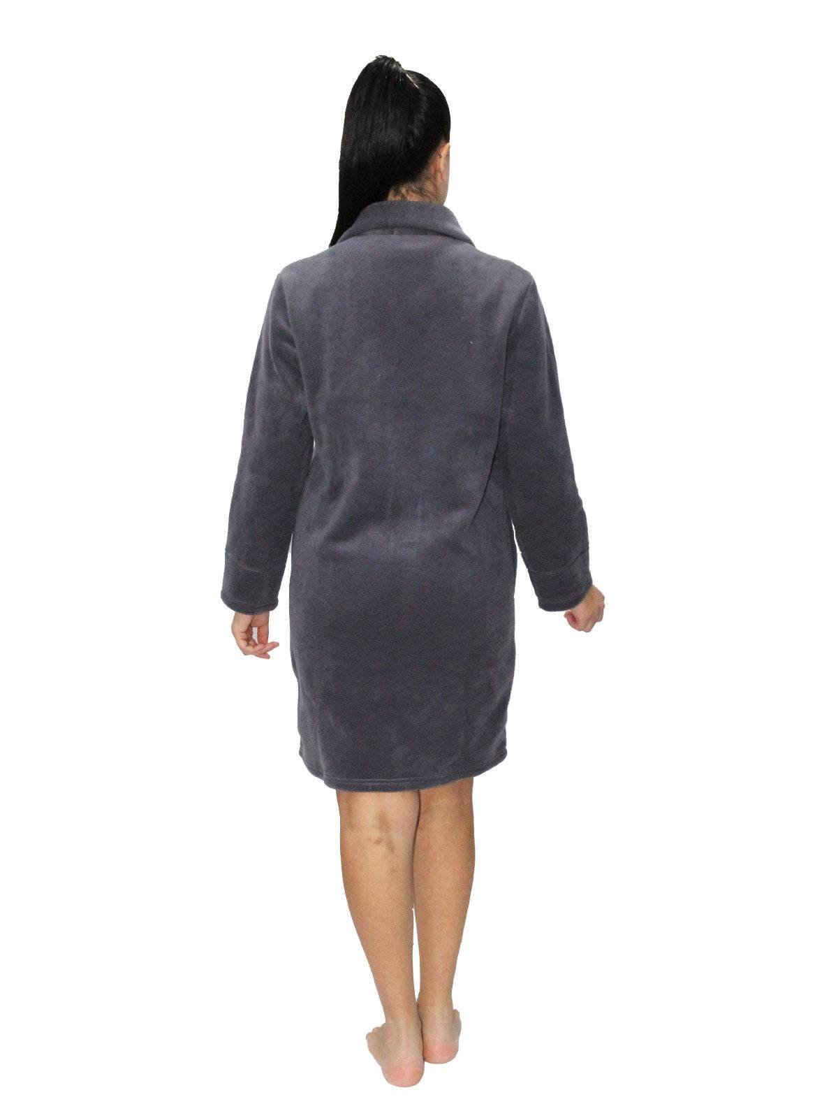 Vestaglia con zip Donna I2562 Fida - evabiancheria