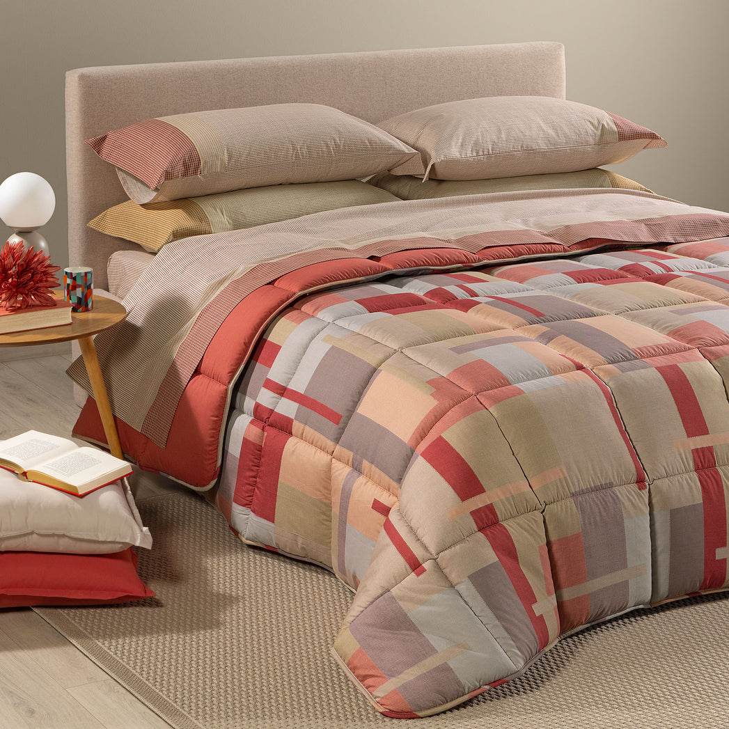 Trapunta Stampato Biancheria Lennox Trap Caleffi - evabiancheria