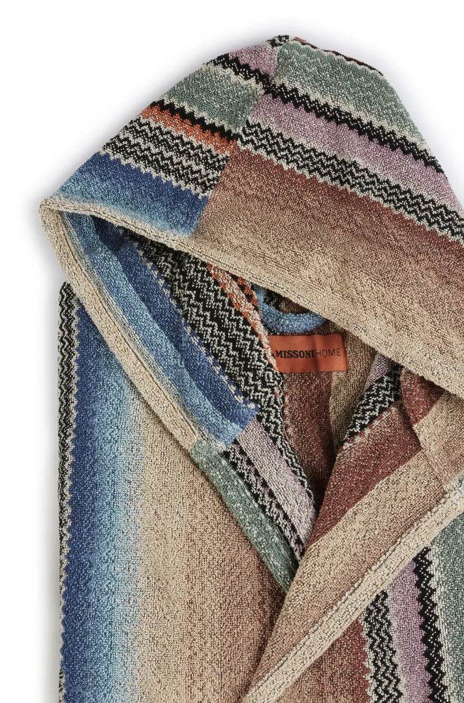 Accappatoio con cappuccio Biancheria Archie acc Missoni Home - evabiancheria