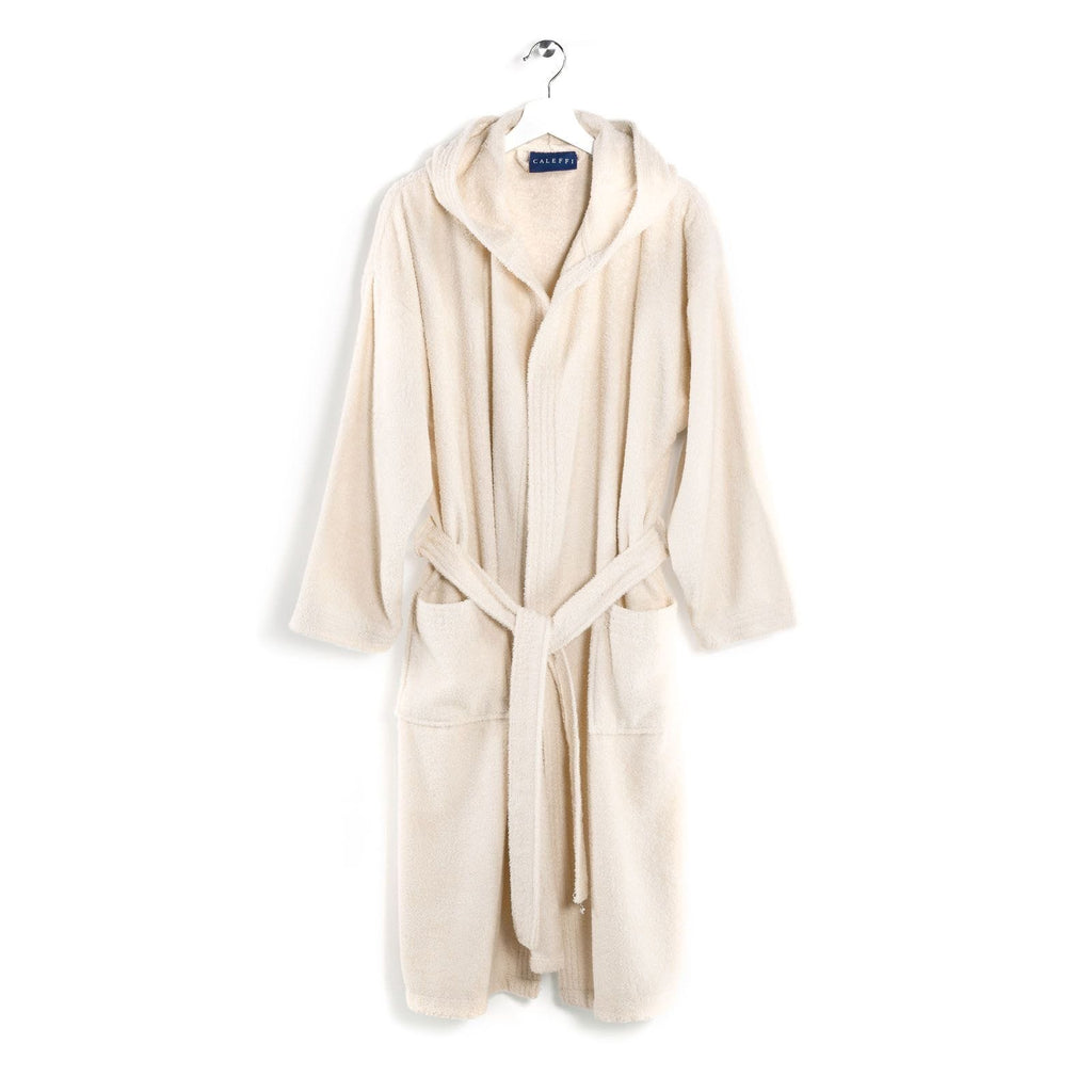 Bathrobe with hood Minorca Linen Acc Caleffi