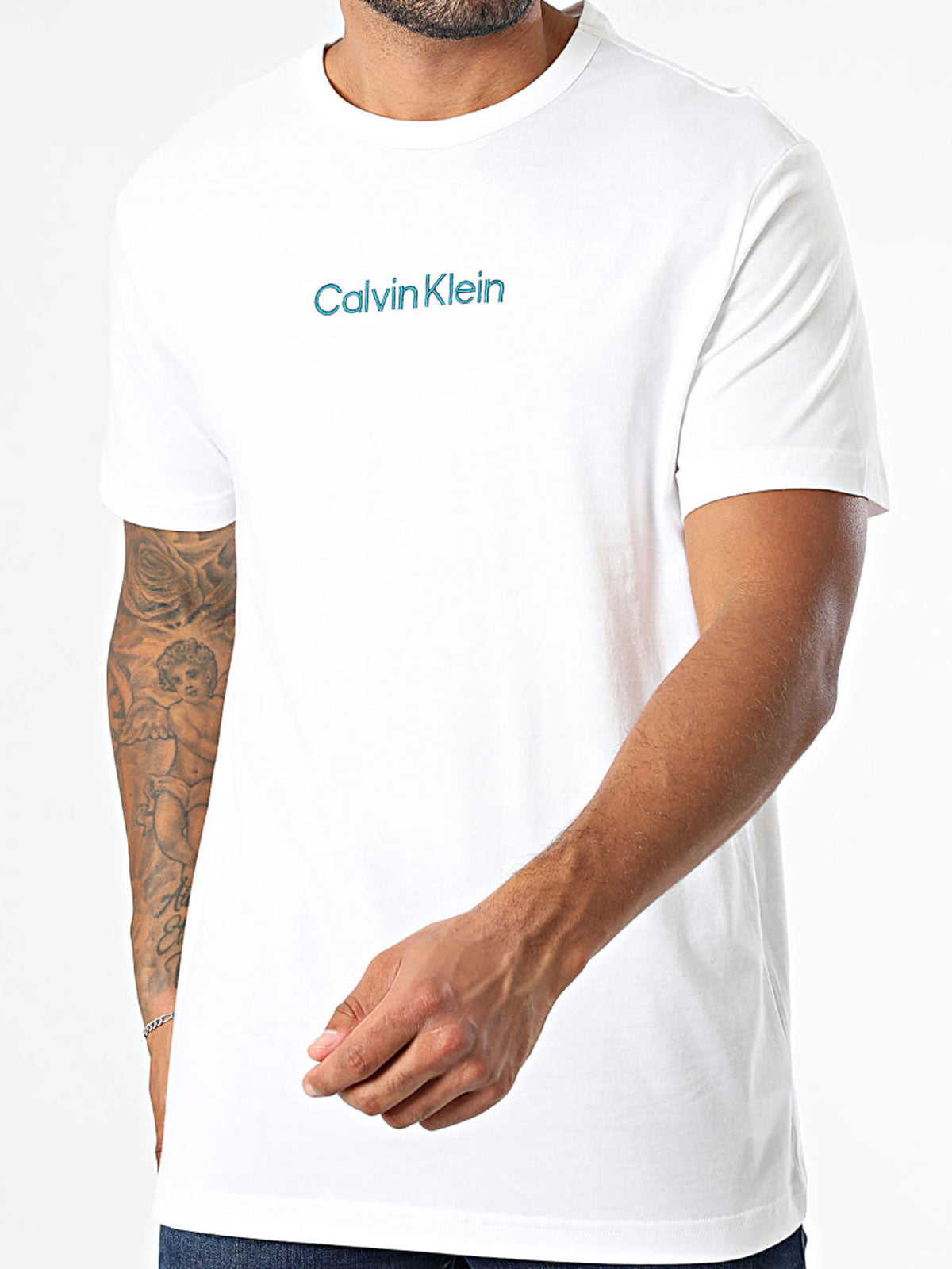 T-shirt Giro collo Uomo NM2748E Calvin Klein