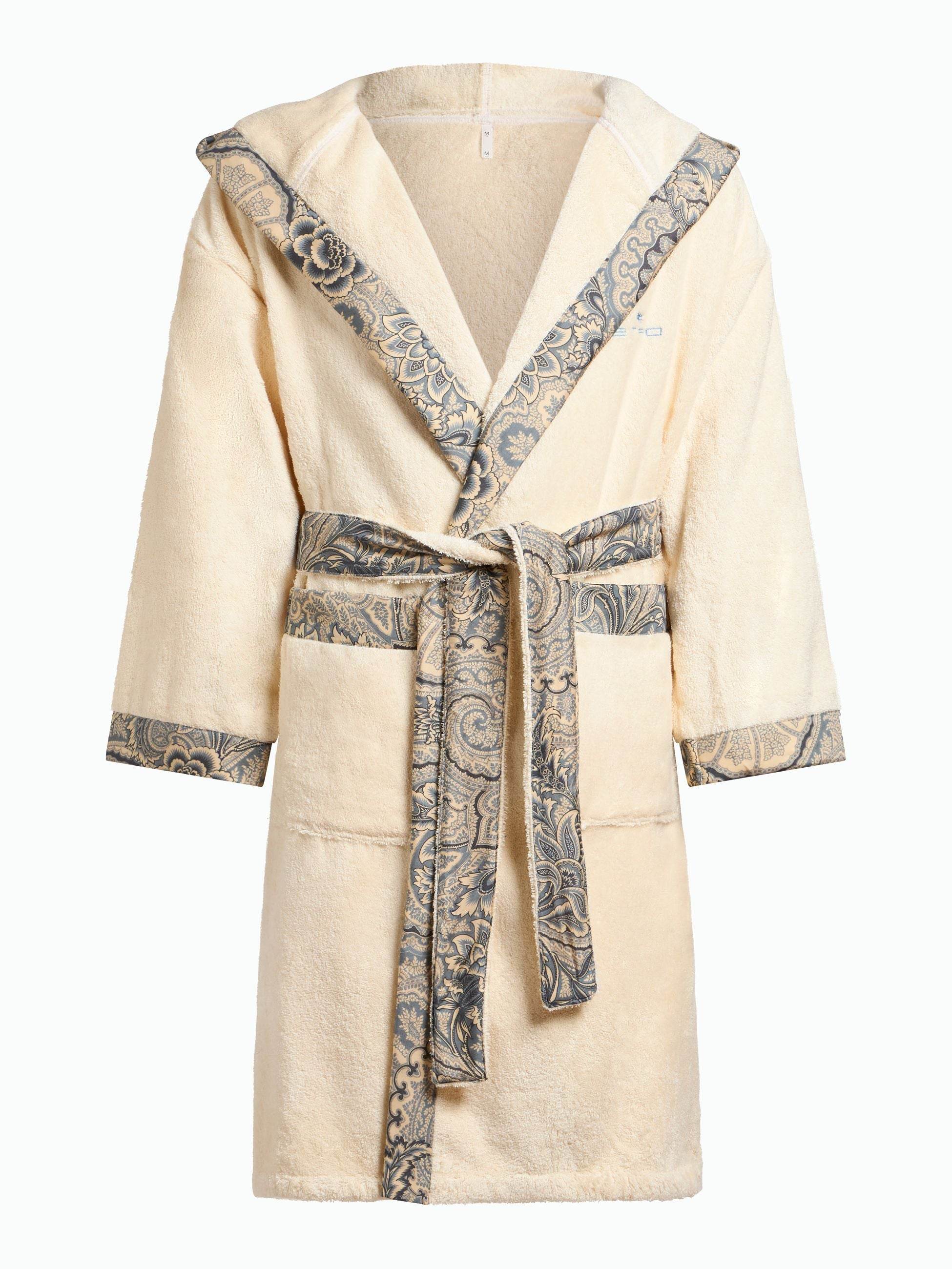 Accappatoio con cappuccio Biancheria Bloom AV531 ACC Etro Home - evabiancheria