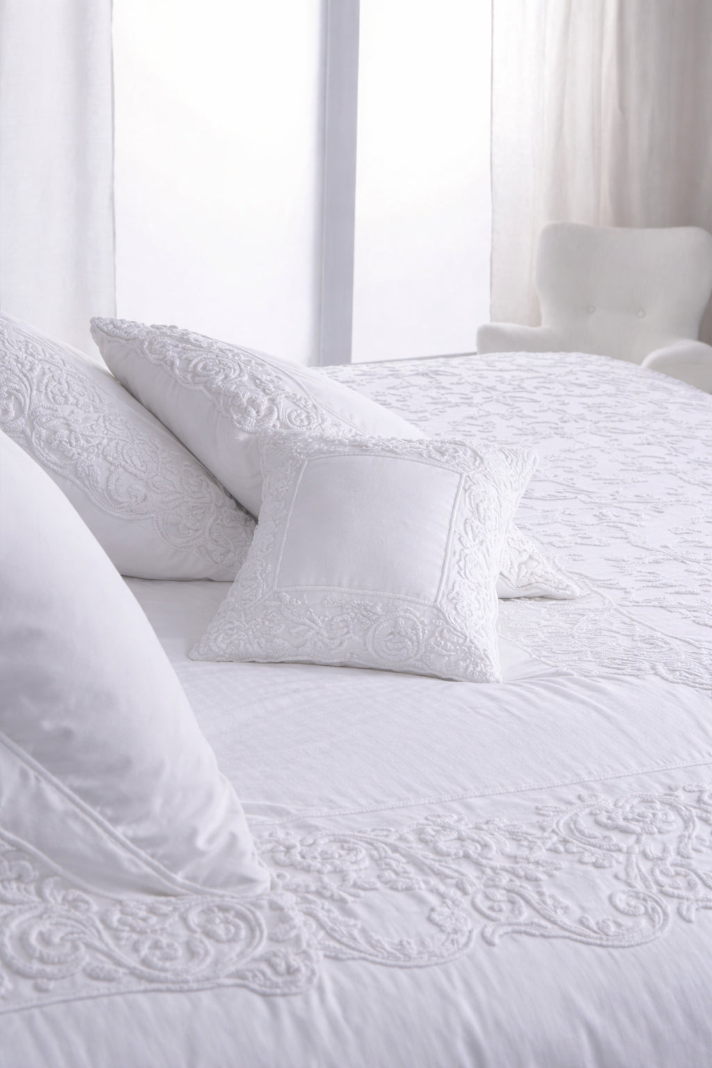 Copriletto + 2 cuscini Biancheria Dune Merville Cpr+Cusc Mastro Raphael