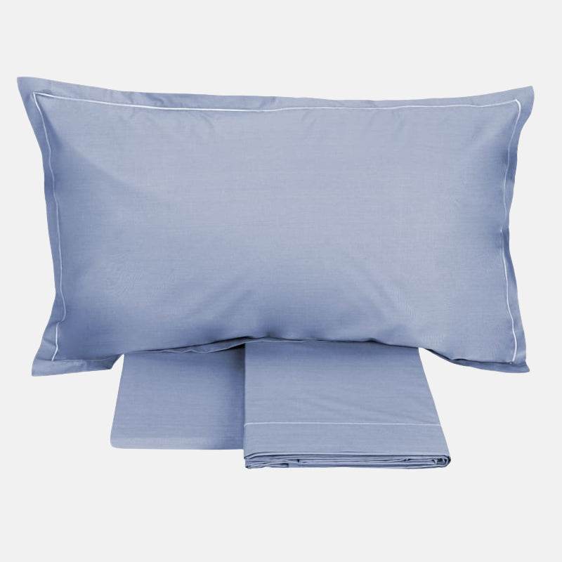 Lenzuola Tinta Unita Biancheria Teseo cpl Fazzini - evabiancheria