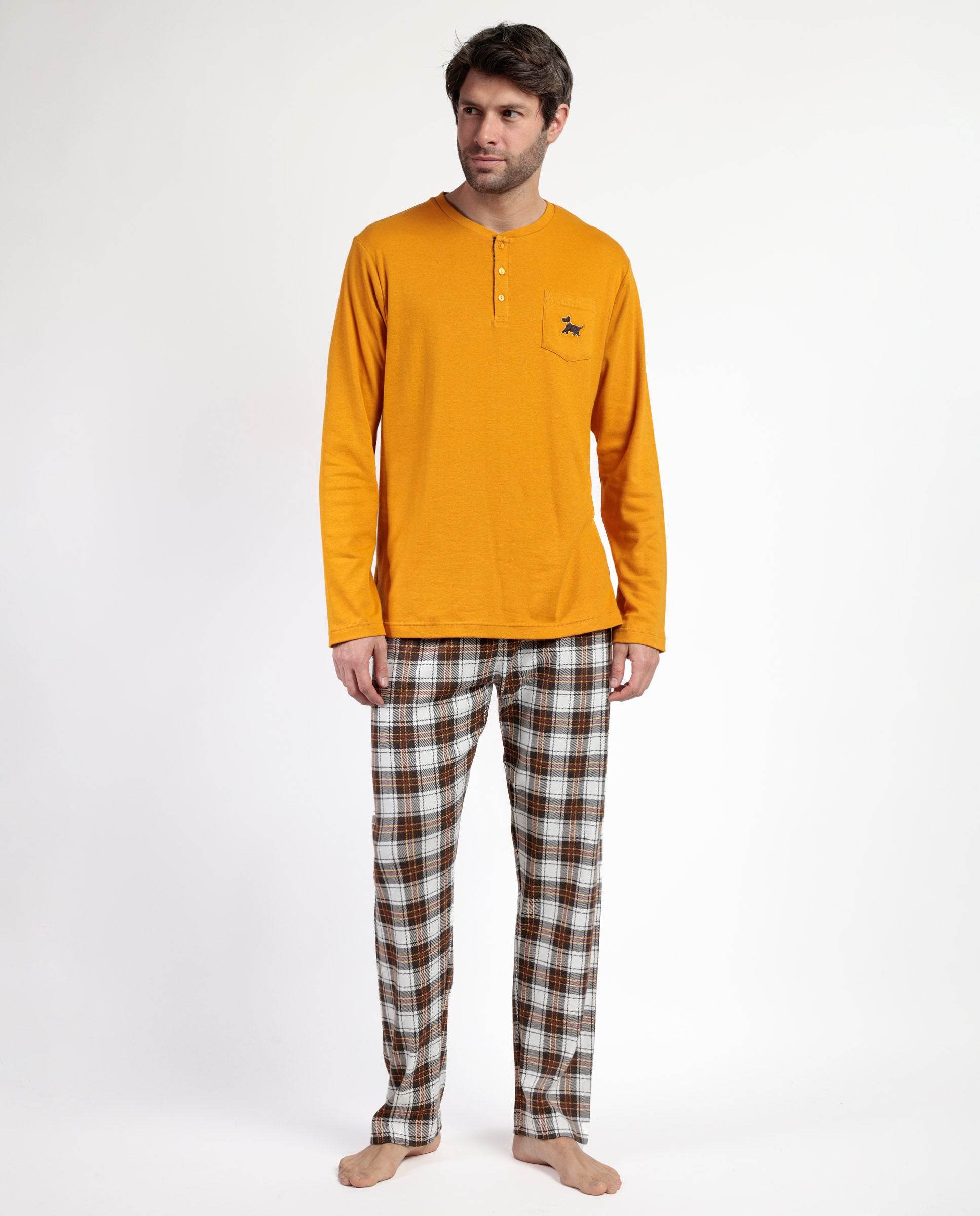 Pigiama Serafino Uomo 63786 Admas - evabiancheria