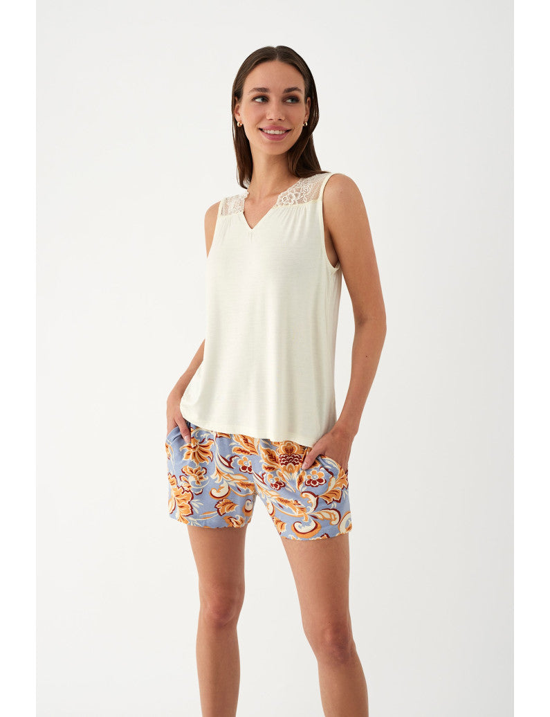 Pigiama corto Donna N19222 Promise