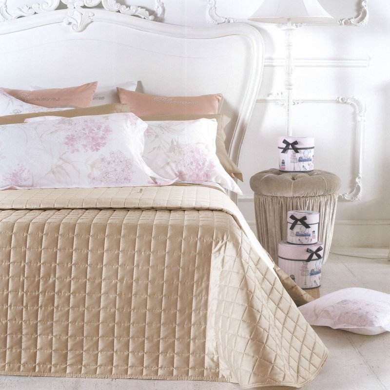 Quilt Tinta Unita Biancheria Lory Quilt Blumarine Home - evabiancheria