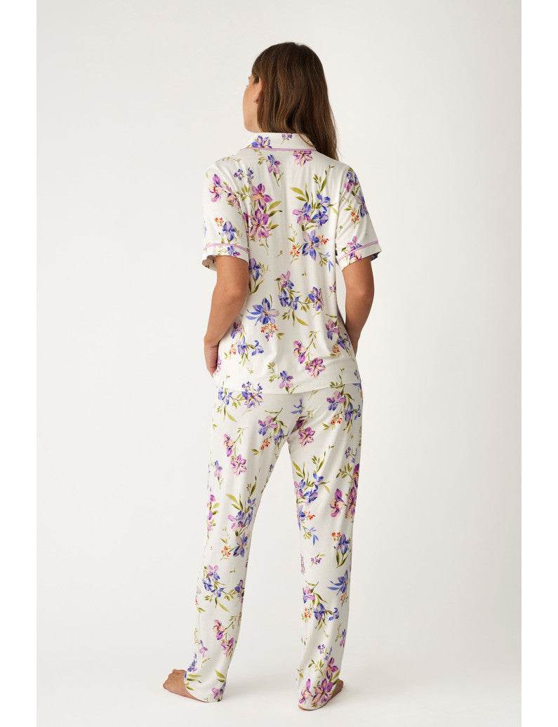 Pigiama Manica corta Panatalone lungo Donna N19202 Promise - evabiancheria