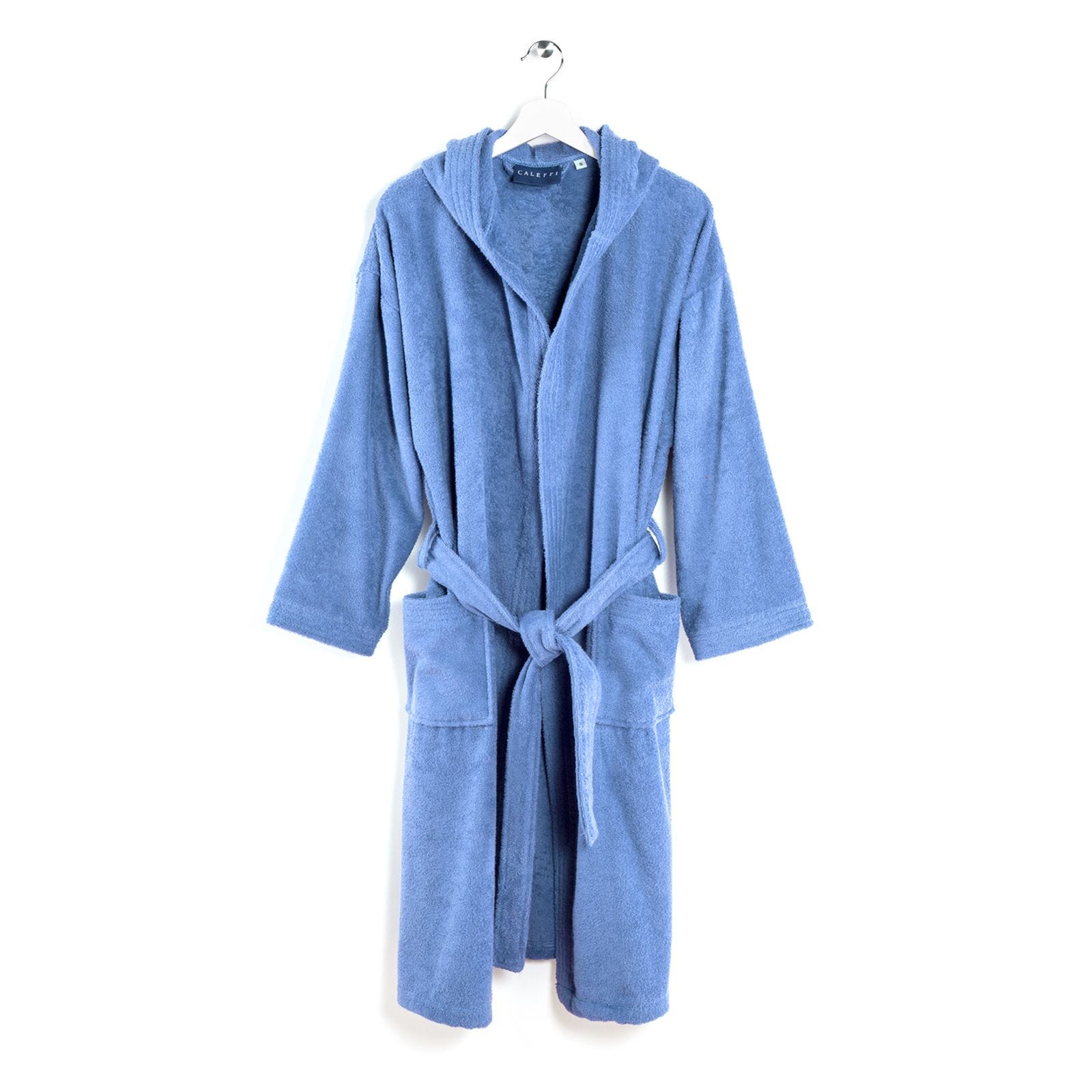 Bathrobe with hood Minorca Linen Acc Caleffi