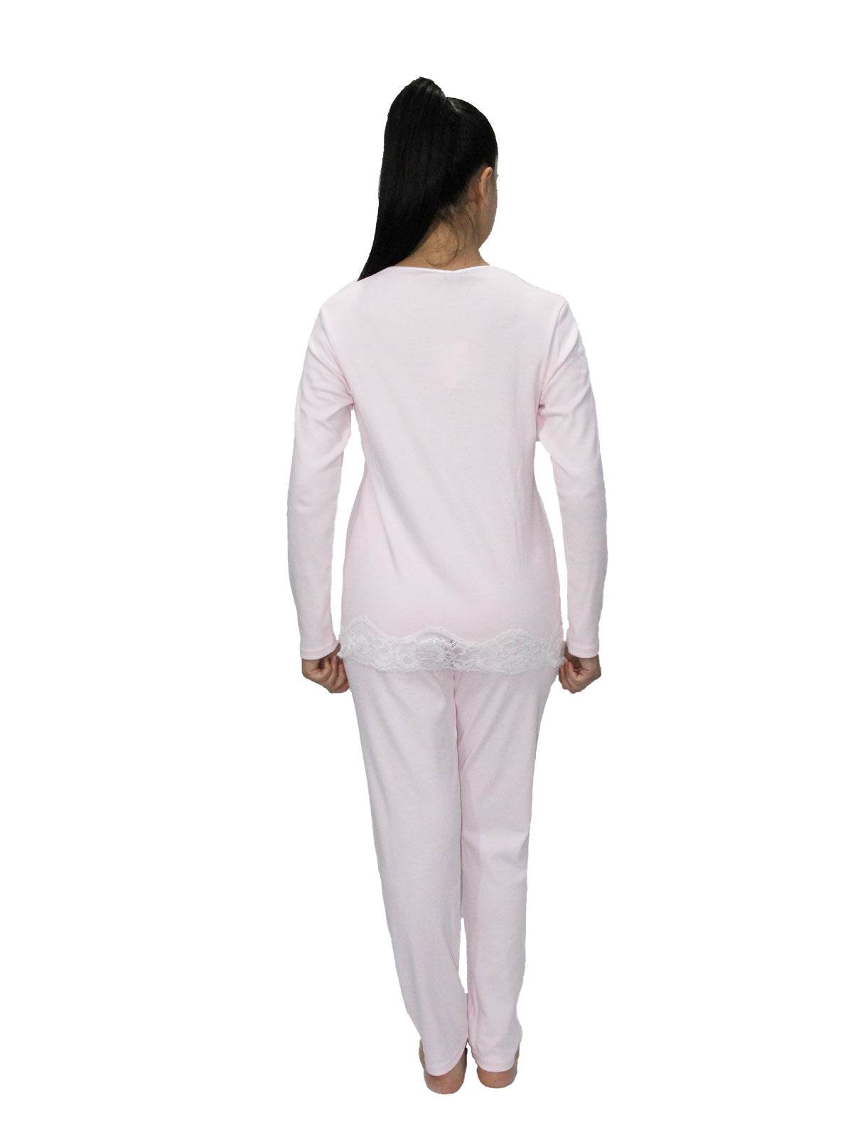 Pigiama Serafino Donna D2701 Amadine - evabiancheria