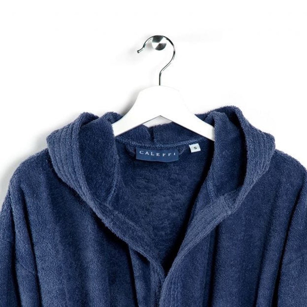 Bathrobe with hood Minorca Linen Acc Caleffi