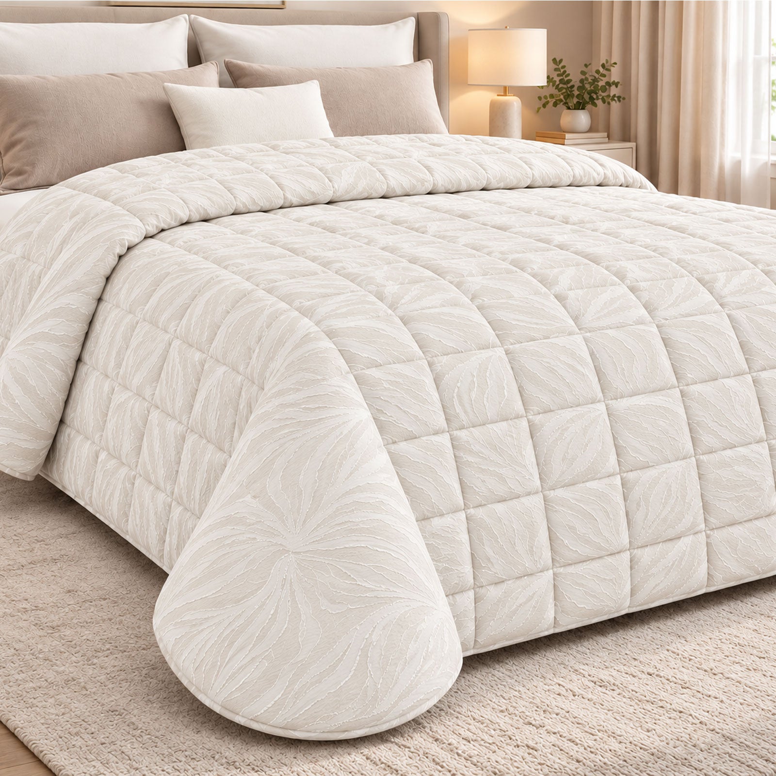 Trapunta jacquard Biancheria Grimilde Optical Trap Eva Home