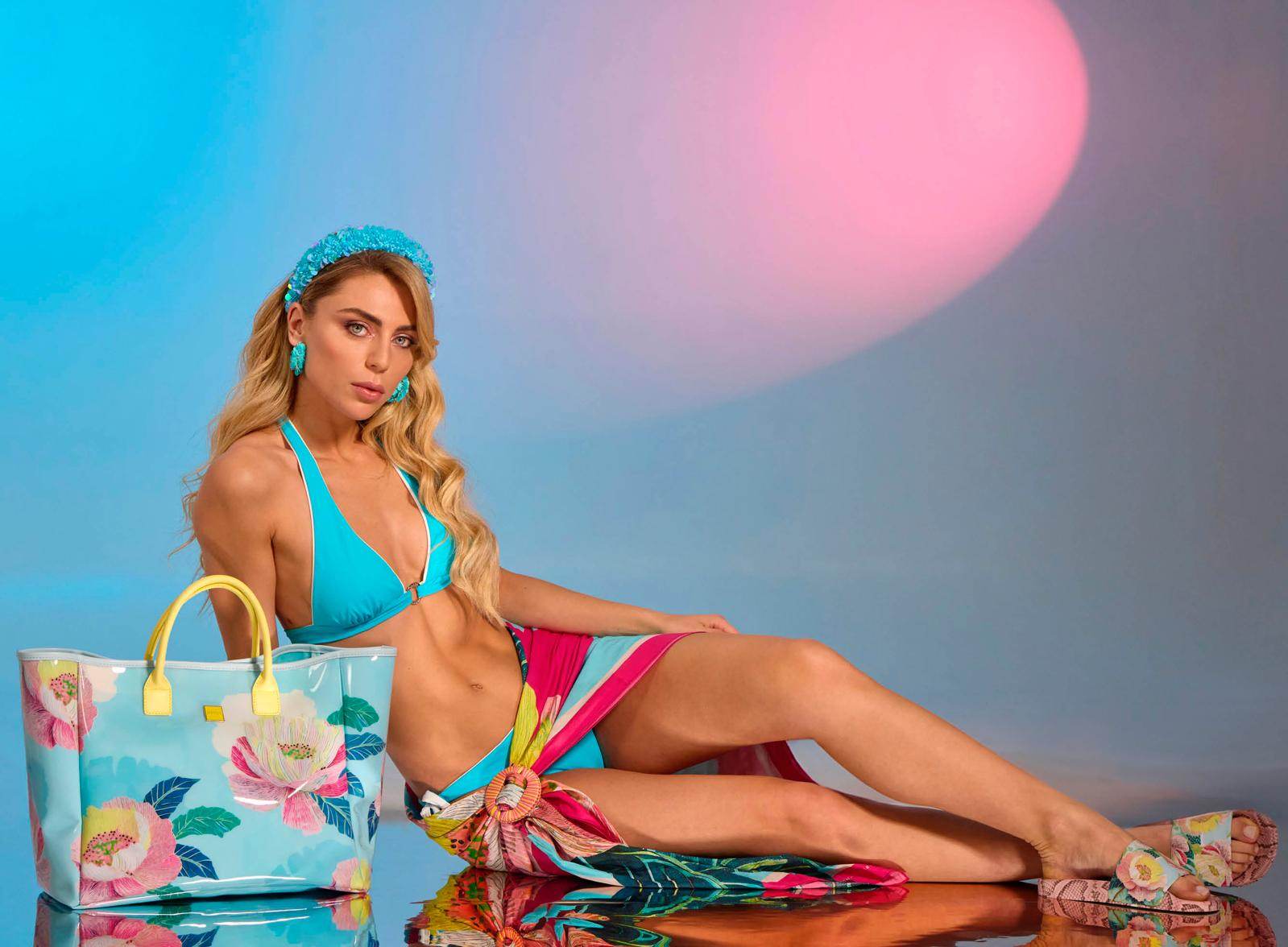 Borsa Mare Grande Donna 22417 Peony Emanuela Biffoli - evabiancheria