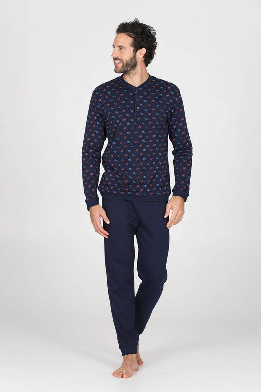 Pigiama Serafino Uomo Nocera JAL418 Julipet - evabiancheria