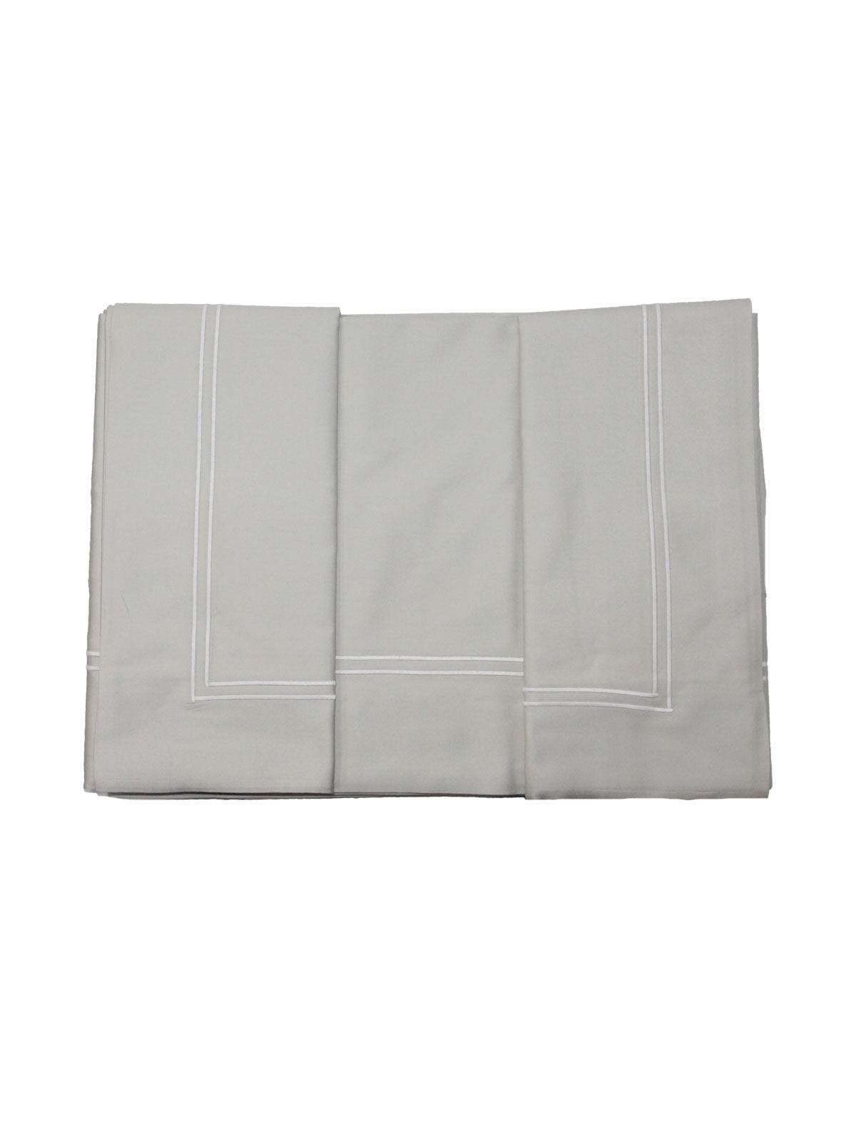 Lenzuola Tinta Unita Biancheria Api Satin cpl Mastro Raphael - evabiancheria