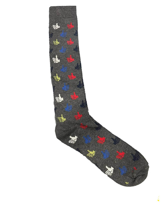 Calze lunghe Fantasia Uomo 600 LF Dandy Ironic Socks - evabiancheria
