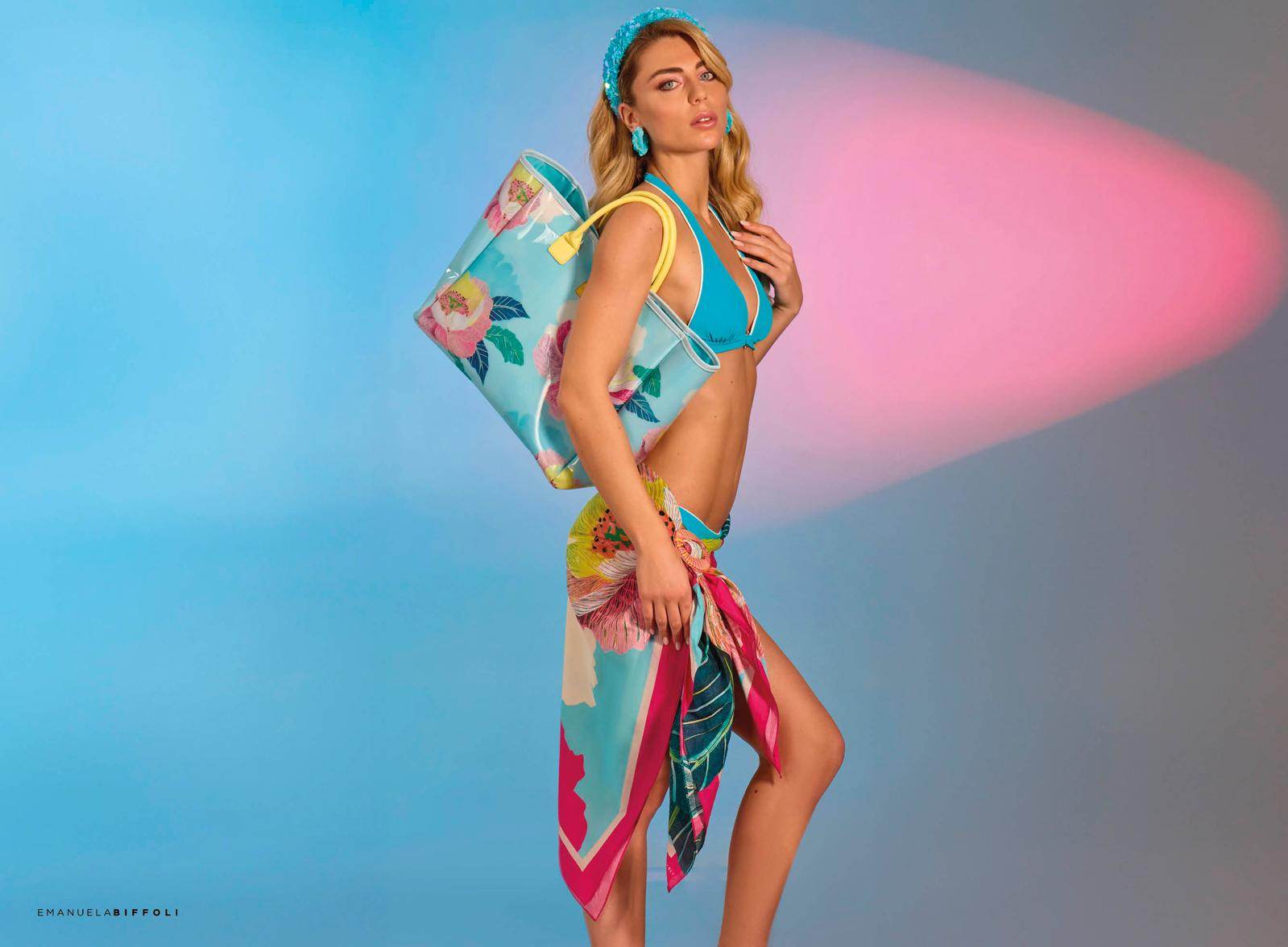 Borsa Mare Grande Donna 22417 Peony Emanuela Biffoli - evabiancheria